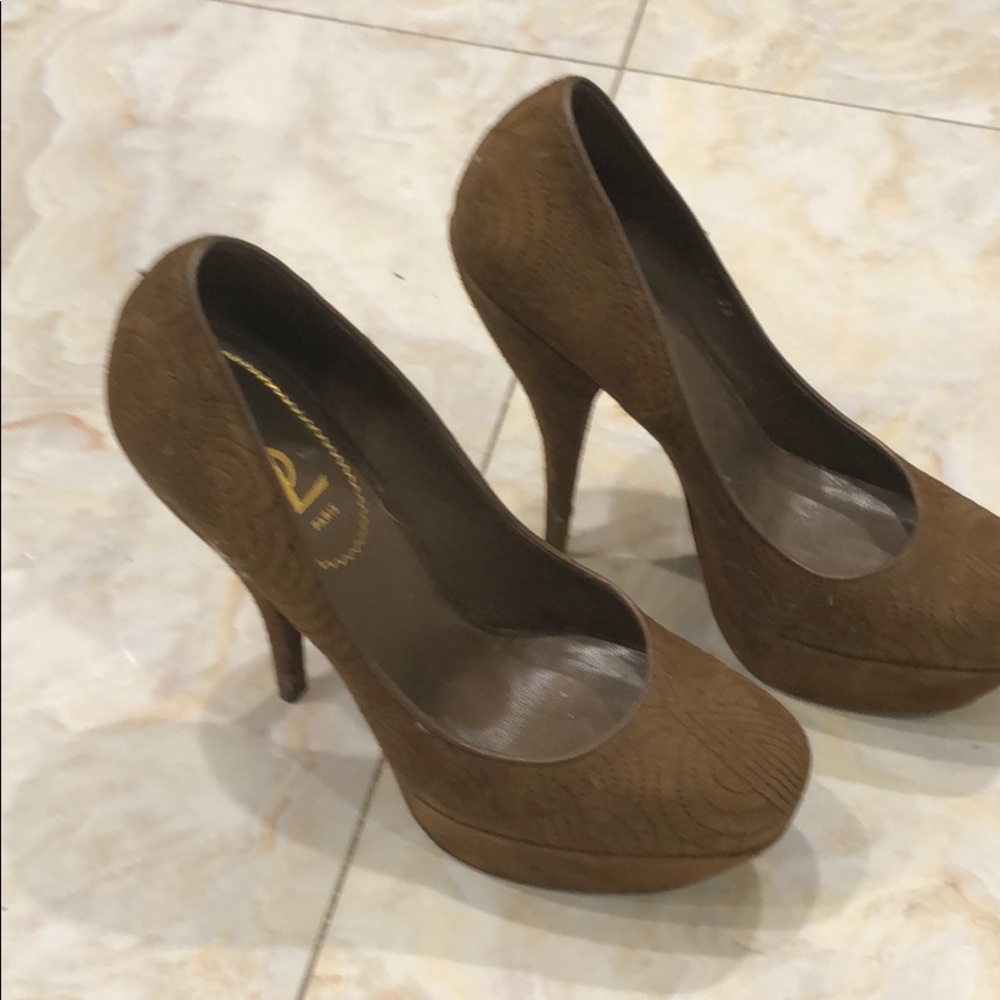 YSL suede pumps